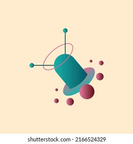colorful 3D ufo illustrations for editing and graphic design