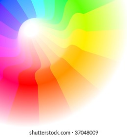 colorful 3ds lines, vector background with copy-space