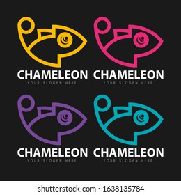 COLORFUL 4 CHAMELEON LOGO DESIGN