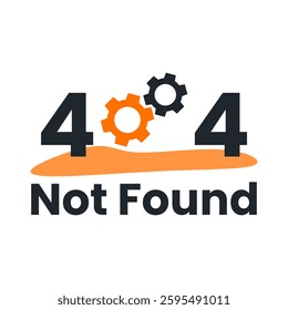 Colorful 404 Error Illustration – Page Not Found with Character Design