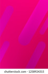 Colorful A4 Background with Simple Fluid Shapes. Holographic Colour Gradient. Cool Abstract Background. Vector Illustration.