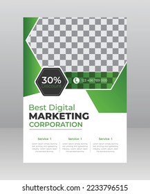 Colorful A4 size Abstract Business flyer, Brochure design, cover modern layout, annual report, proposal, Poster Template for Multipurpose