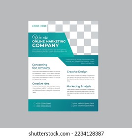 Colorful A4 size Abstract Business flyer, Brochure design, cover modern layout, annual report, proposal, Poster Template for Multipurpose