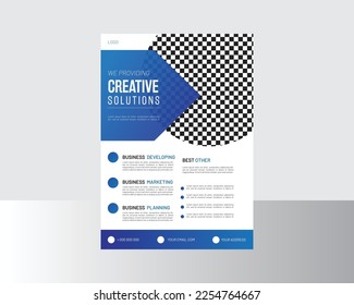 Colorful A4 Size Business Marketing Flyer, Brochure Design, Cover Modern Layout, Annual Report, Proposal, Poster Template for Multipurpose