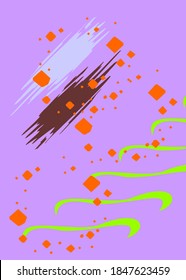 Colorful abctract background. Dynamic shapes composition. Eps10 vector.