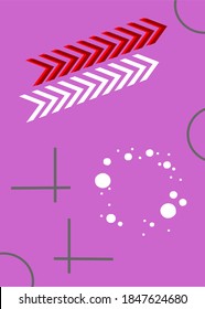 Colorful abctract background. Dynamic shapes composition. Eps10 vector.
