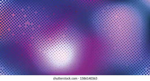 Colorful Abstarct Background with Halftone Effect