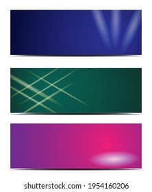 Farbige abstrakte Hintergründe mit Lichter, Vektorgrafik.