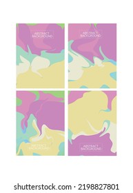 Colorful abstrack gradient collection background. Soft Color trendy, Modern screen vector, Nature backdrop. illustration for graphic design, banner, poster, mobile app, dynamic cover, blurred bright