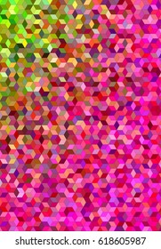 Colorful abstract 3d cube mosaic vector background design