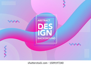 Colorful Abstract 3D Liquid Background