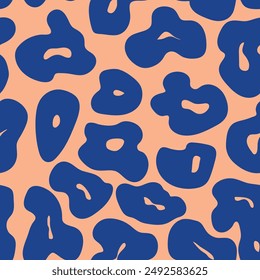 Colorful abstract animal print pattern