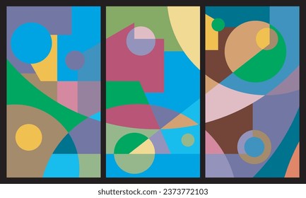 colorful abstract art for decoration