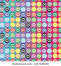 
Colorful abstract art pattern design.