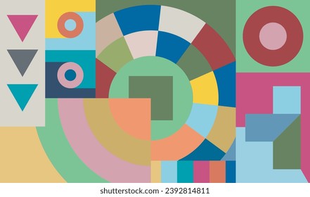 colorful abstract art for wall decoration