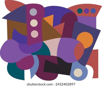 colorful abstract art for wall decoration