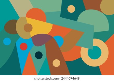 colorful abstract art for wall decoration
