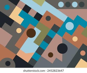 colorful abstract art for wall decoration

