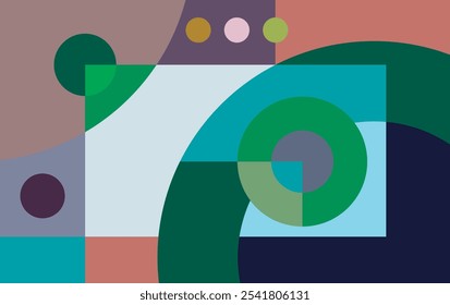 colorful abstract art for wall decoration
