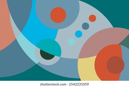 colorful abstract art for wall decoration
