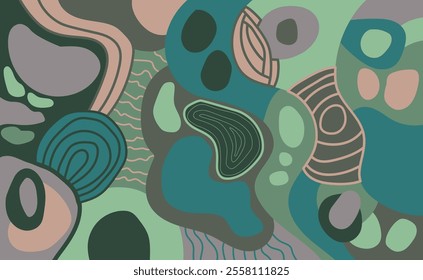 colorful abstract art for wall decoration
