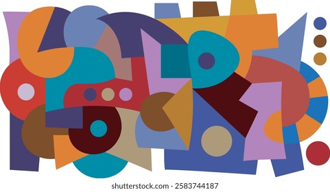 colorful abstract art for wall decoration