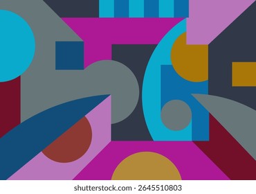 colorful abstract art for wall decoration