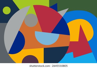 colorful abstract art for wall decoration