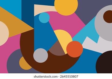 colorful abstract art for wall decoration