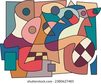 colorful abstract art for wallpaper