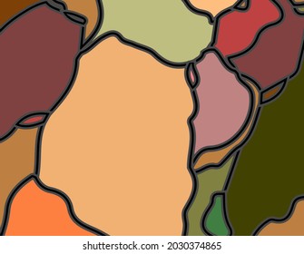 Patrón de fondo artístico colorido abstracto 
