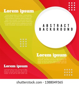 Colorful Abstract Backgorund Media social Post- Vector