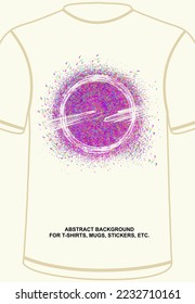 Colorful Abstract Backgound, full of patterns. Can be used for t-shirts, stickers, mugs, etc. EPS format. Editable.
