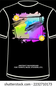 Colorful Abstract Backgound, full of patterns. Can be used for t-shirts, stickers, mugs, etc. EPS format. Editable.
