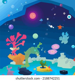 A colorful and abstract background