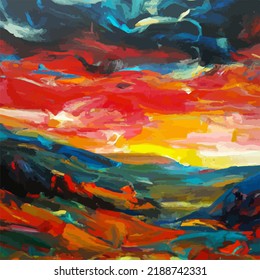 Un fondo colorido y abstracto