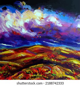 A colorful and abstract background