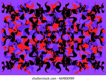 The colorful abstract background