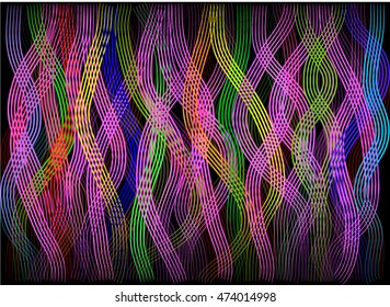 The colorful abstract background
