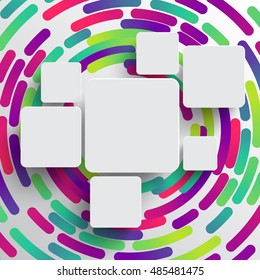 Colorful abstract background for advertising, vector