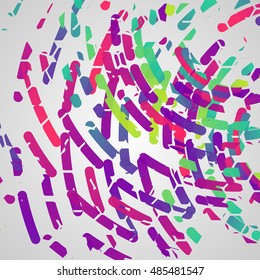 Colorful abstract background for advertising, vector