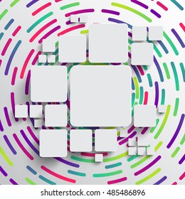 Colorful abstract background for advertising, vector