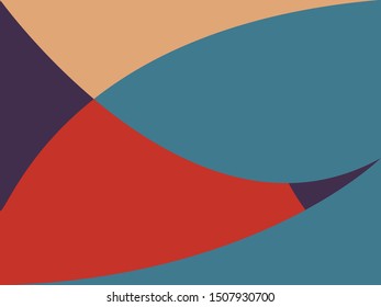 Colorful abstract background with angled blocks, squares, diamonds, rectangle and triangle shapes layered in abstract modern art style background pattern/Made in pastel colors
