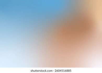 Colorful abstract background blending soft hues of blue and tan, creating a serene atmosphere for various design applications