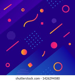 colorful abstract background, blue gradient, geometric shape, vector illustration, eps 10 