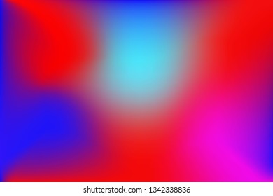 
Colorful abstract background of blurry spots. Bright saturated gradient.