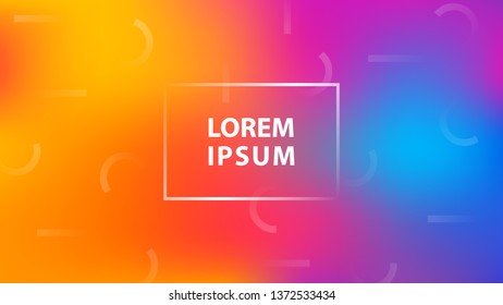 Colorful Abstract Background, Bokeh Effect background design