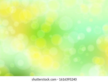 Colorful abstract background with bokeh effect. Vector illustration