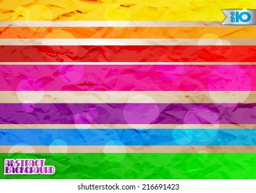 Colorful abstract background with bright stripes