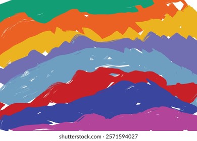 colorful abstract background brush painting 2